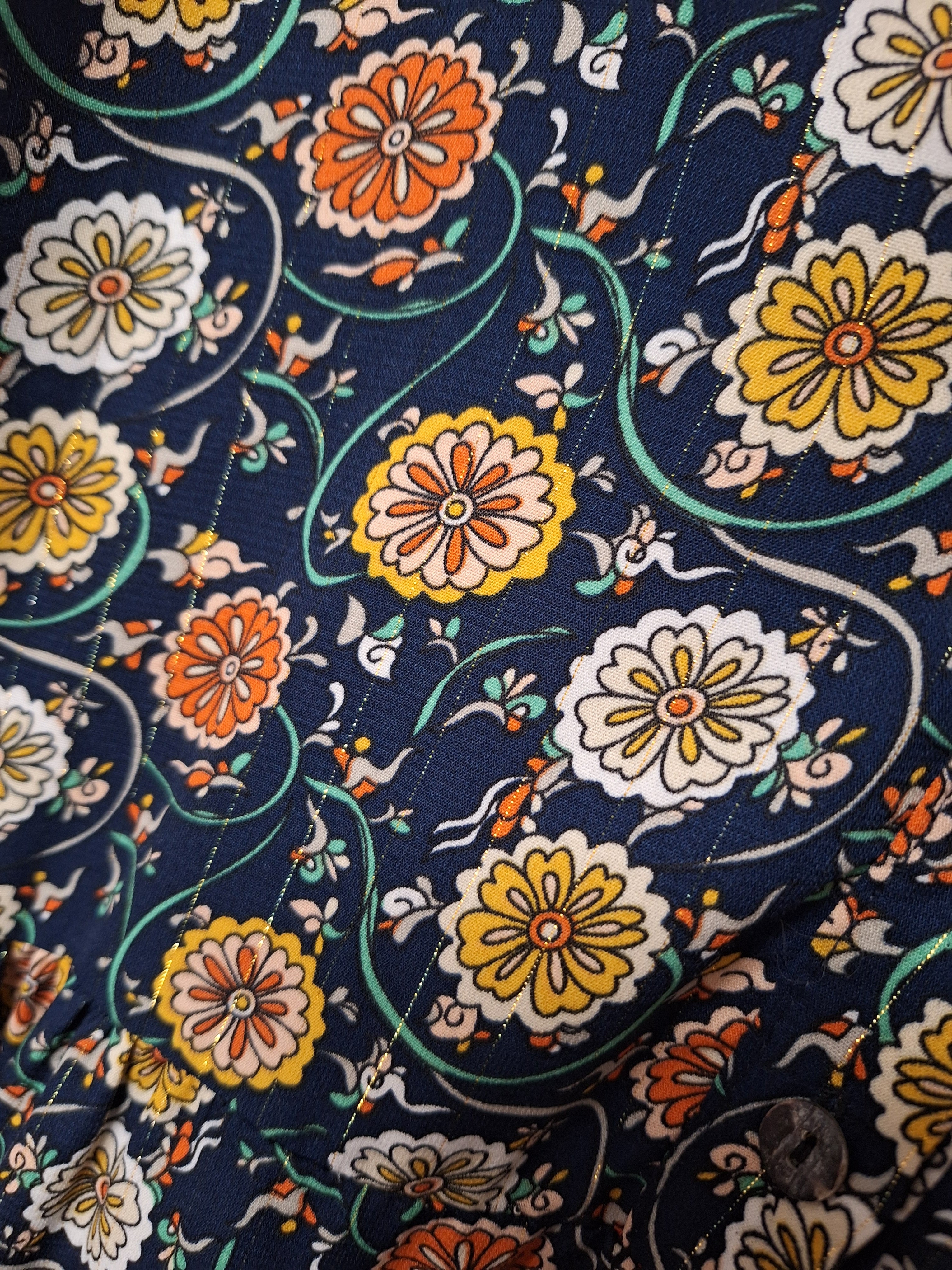 Robe motif automne taille XL Made in Italy