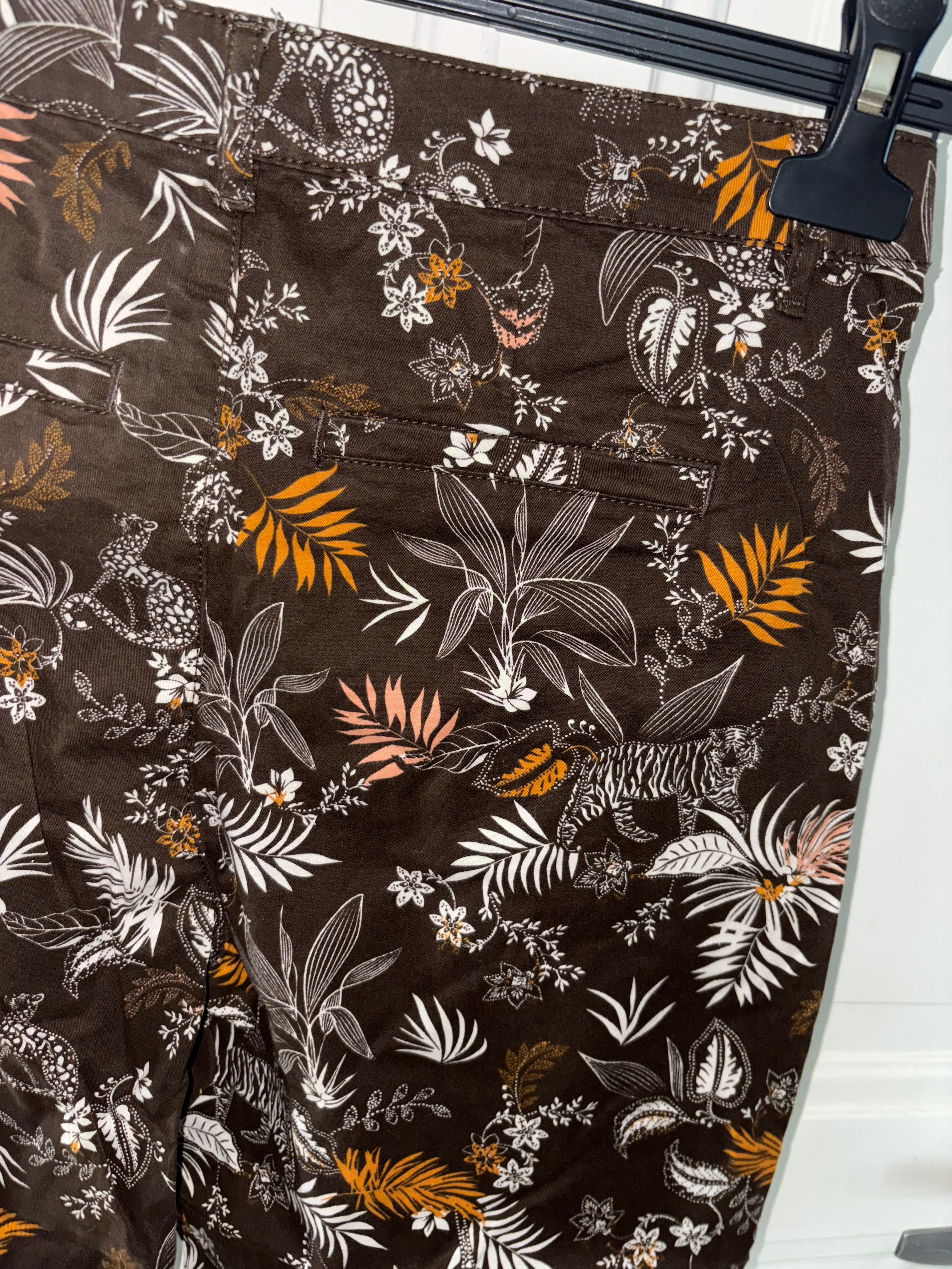 Pantalon Chino à motif chocolat taille 36