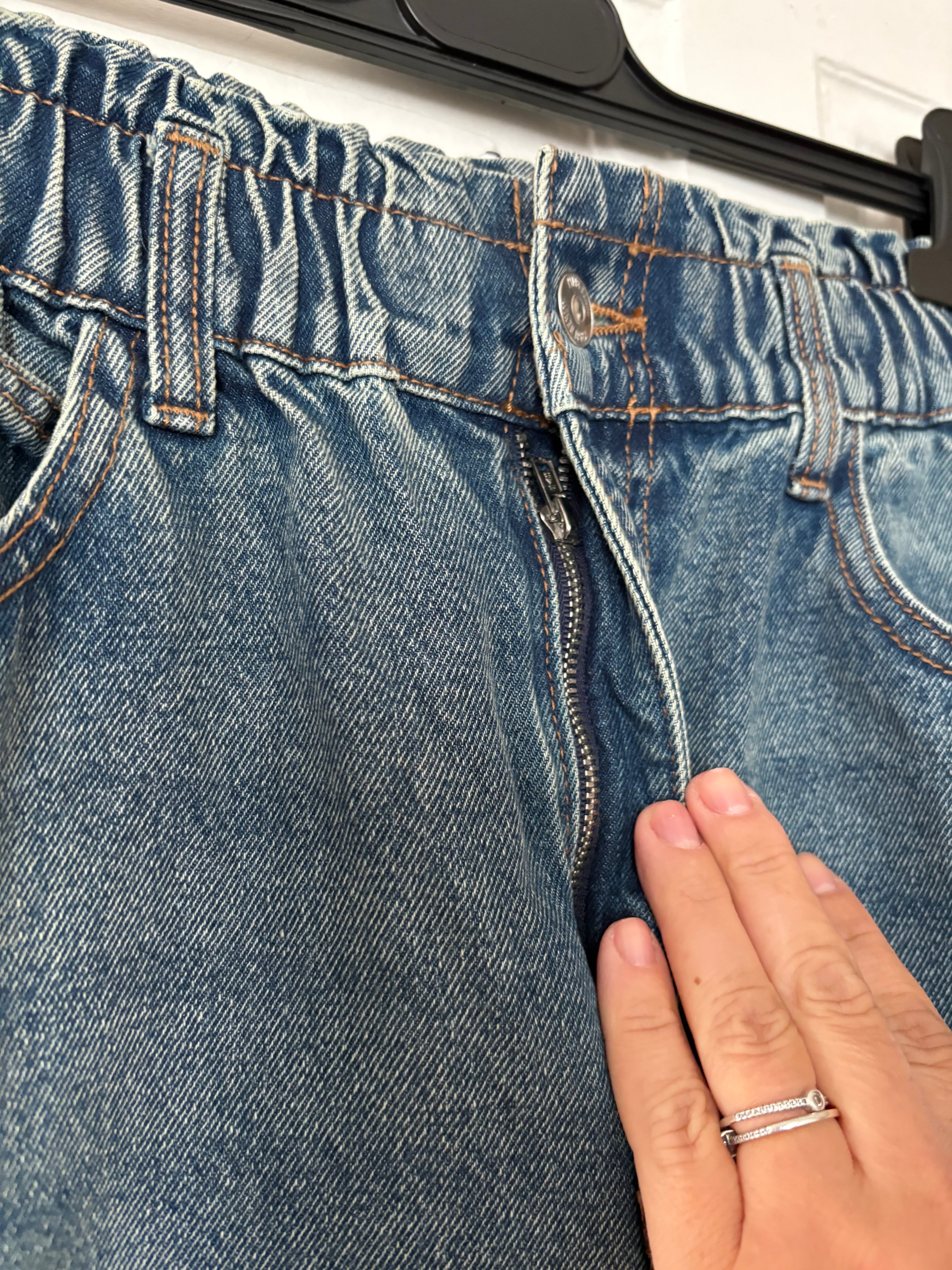 Jeans taille haute élastique taille 36 kiabi