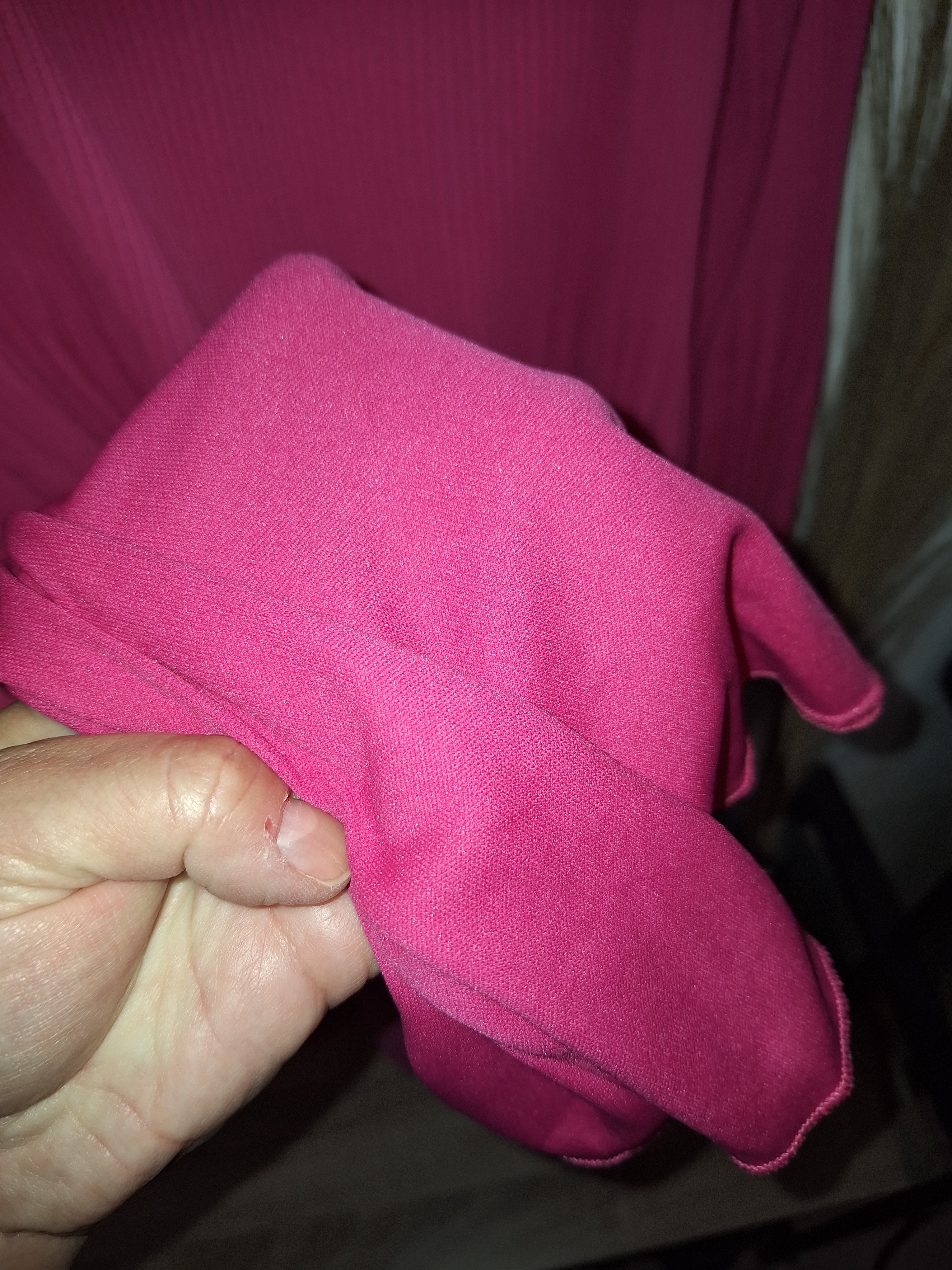 Robe fluide fushia Gémo taille 40