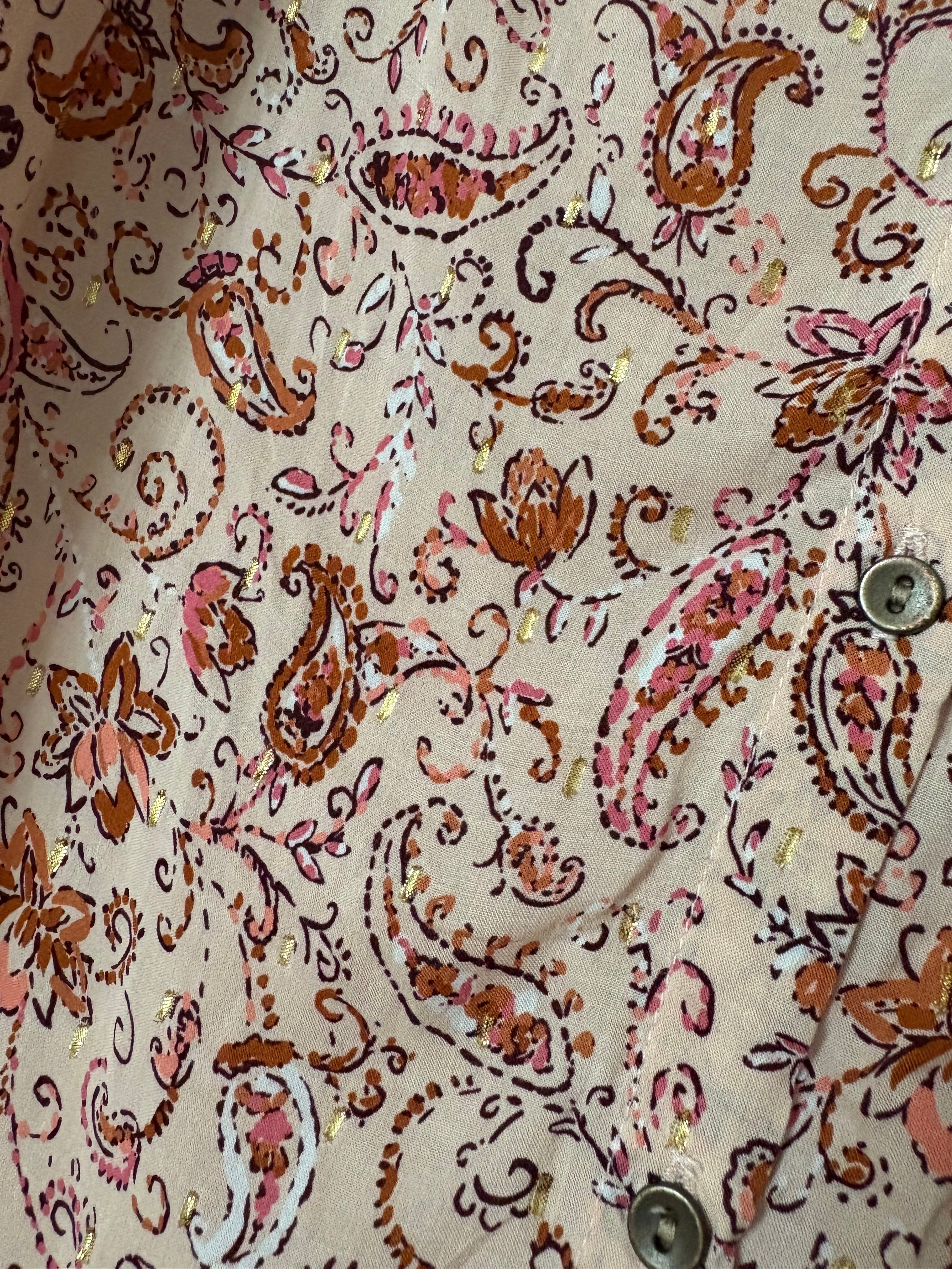 Blouse chemise motif Camaïeu taille M