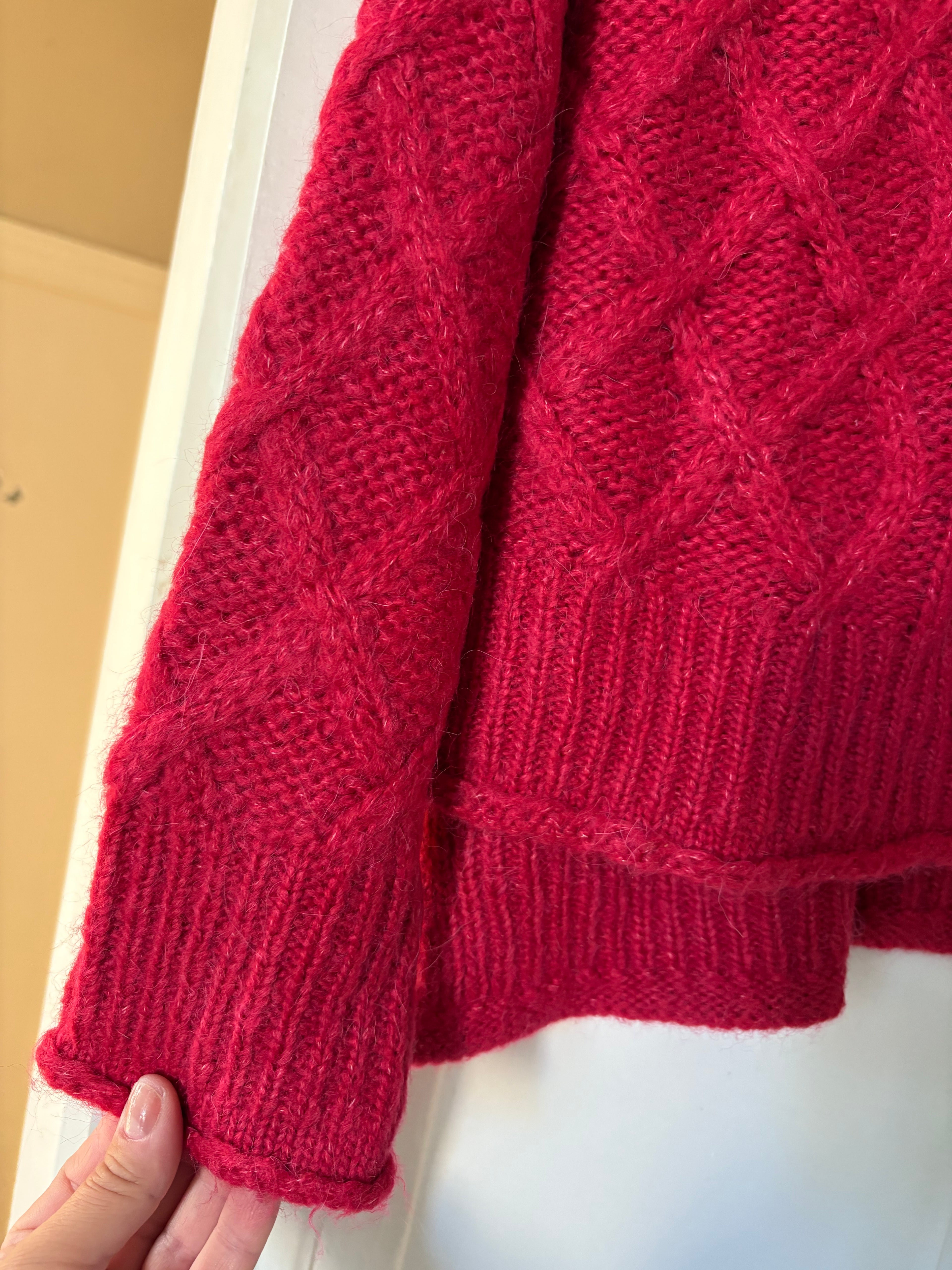 Pull hiver Promod couleur framboise taille 44