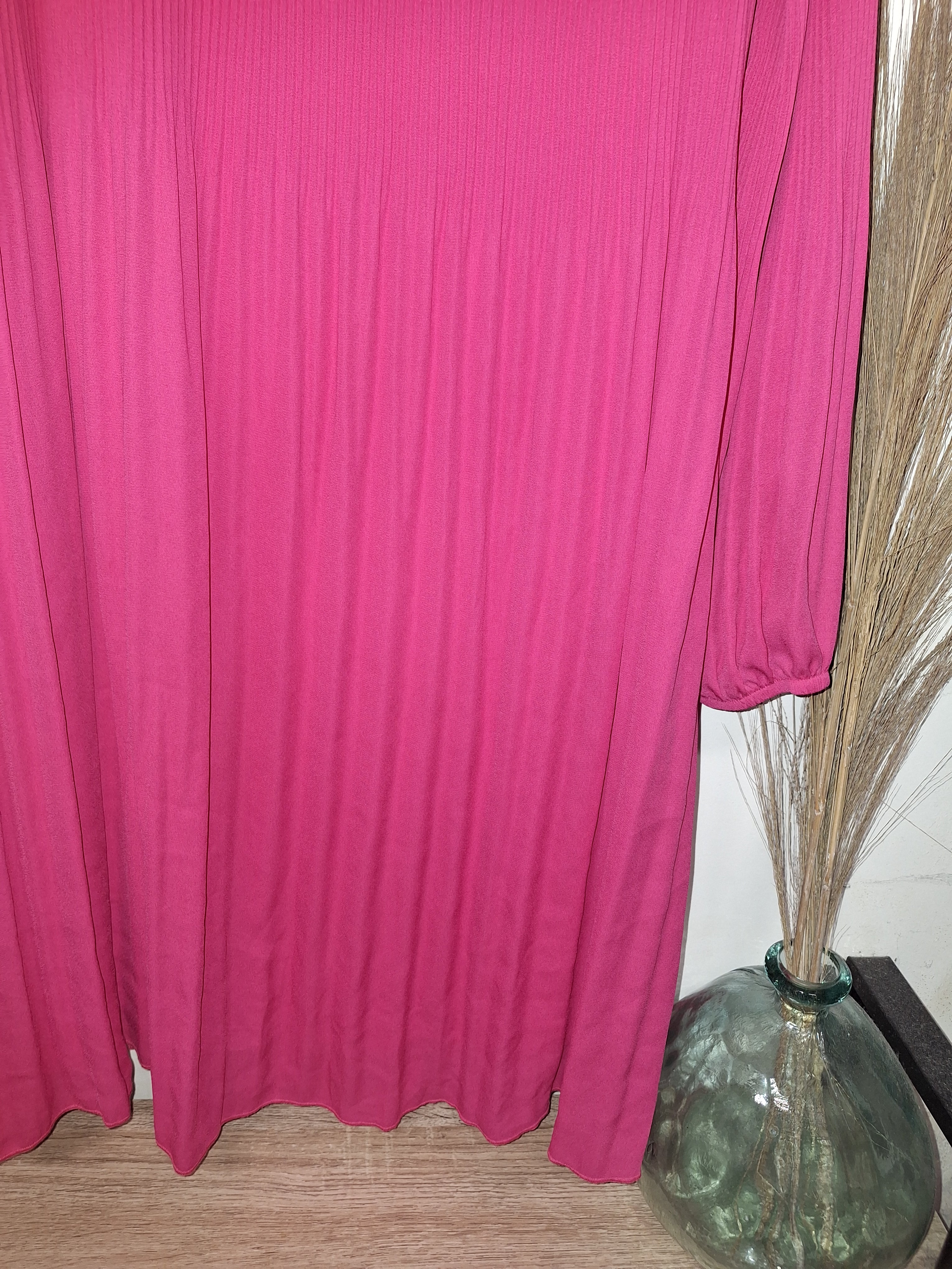 Robe fluide fushia Gémo taille 40