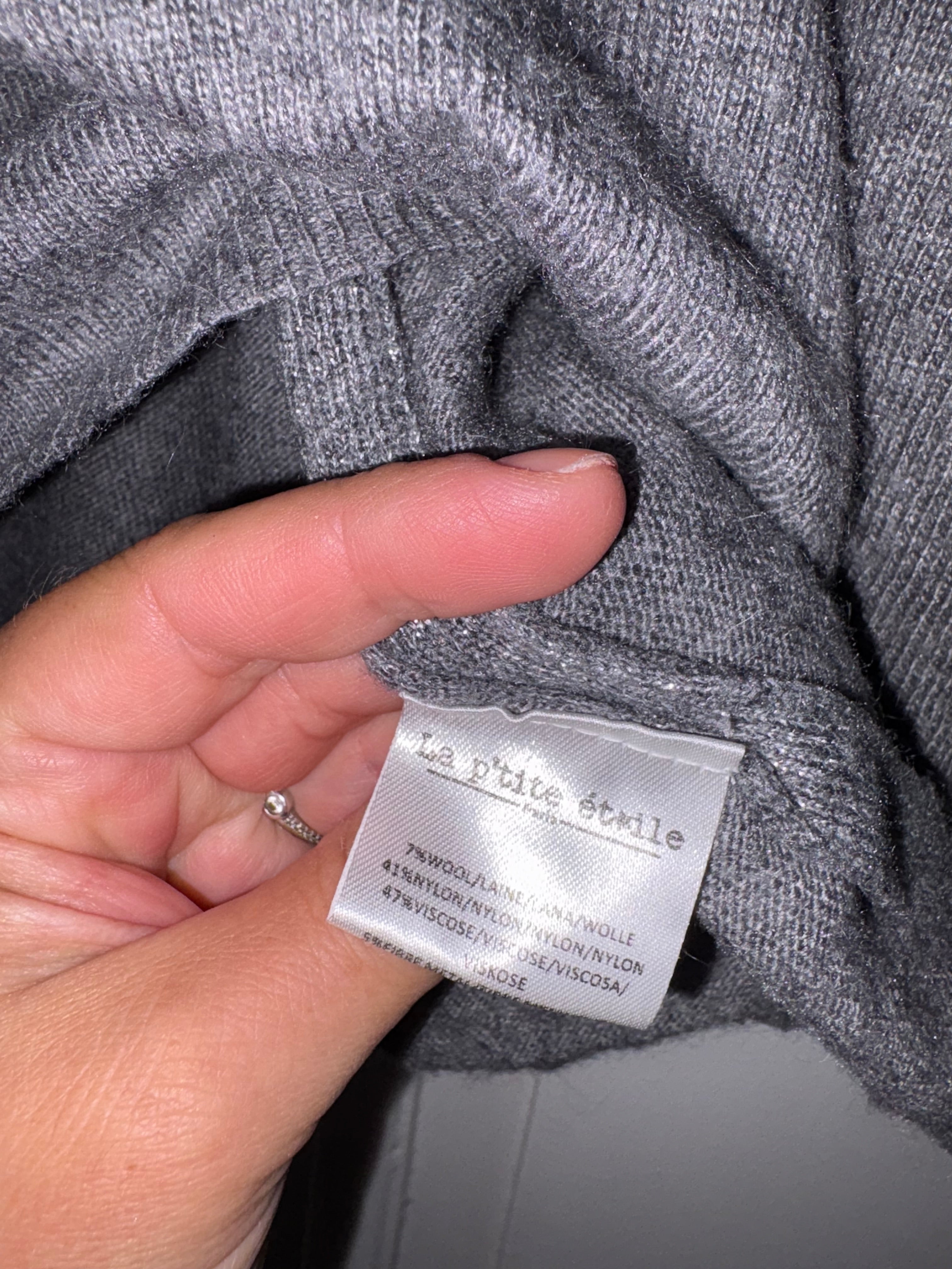 Cape poncho avec poches La P’tite étoile taille Unique