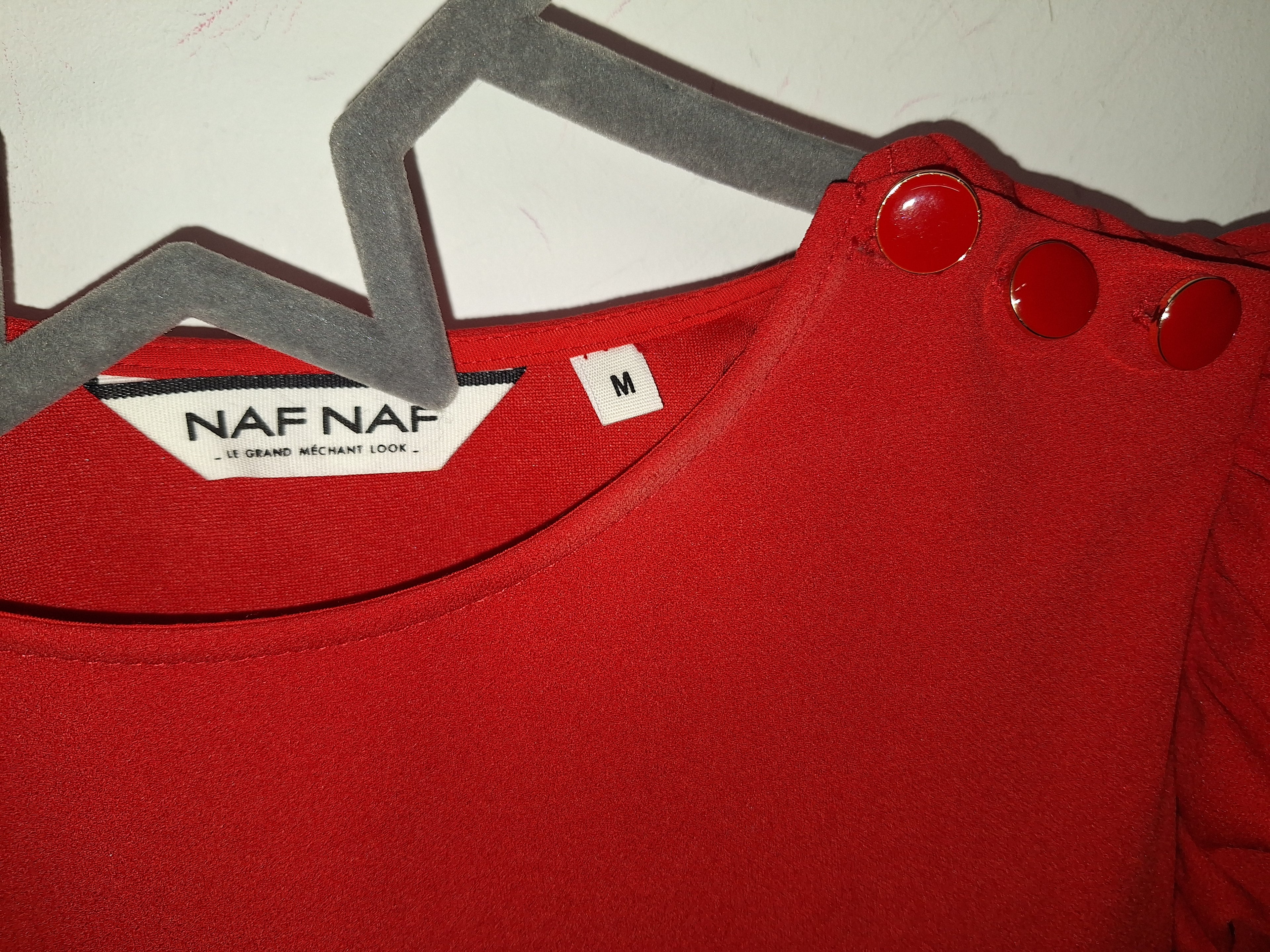 Robe rouge Naf Naf taille M