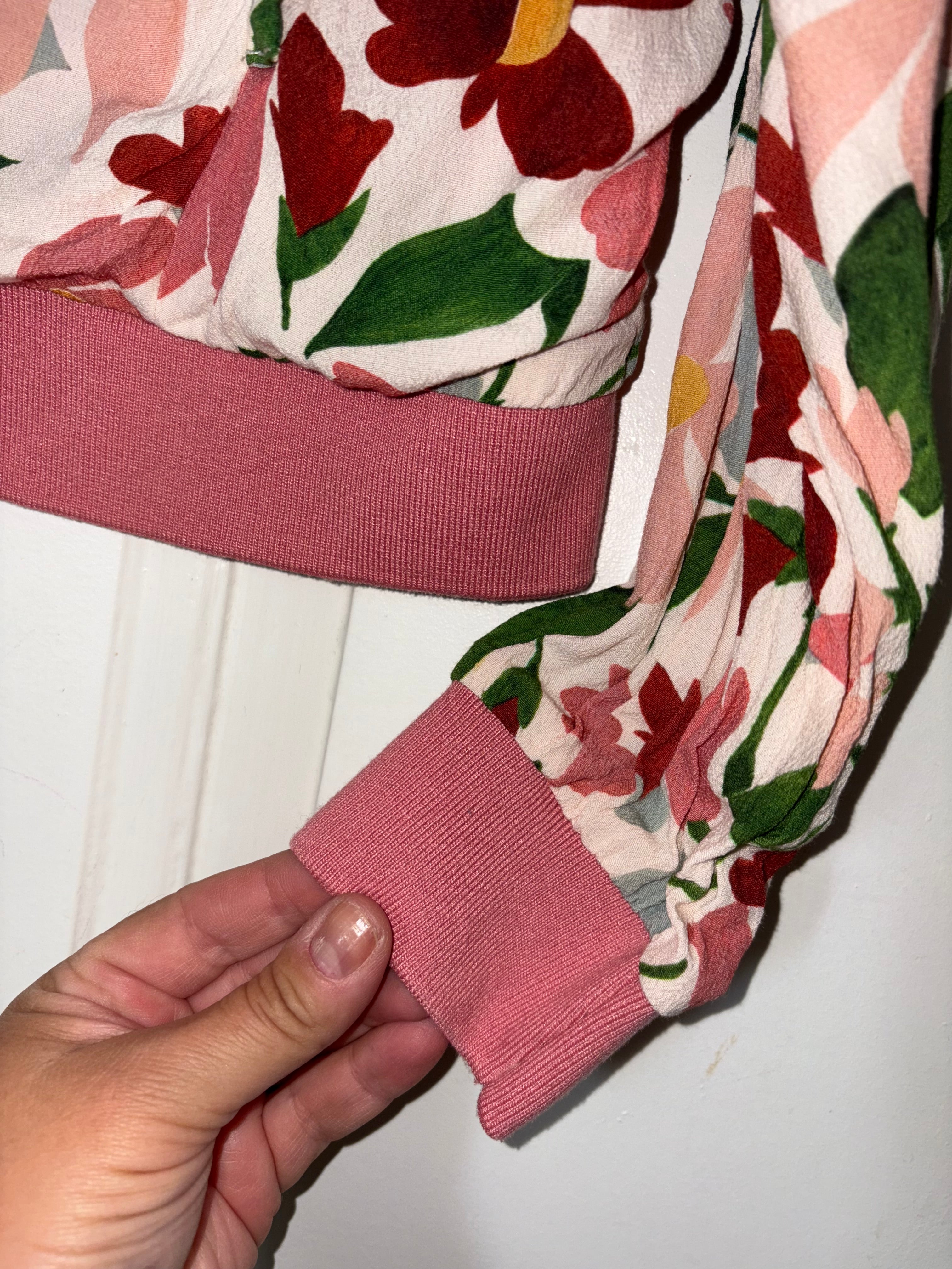 Veste bombers fleurie Naf Naf taille L