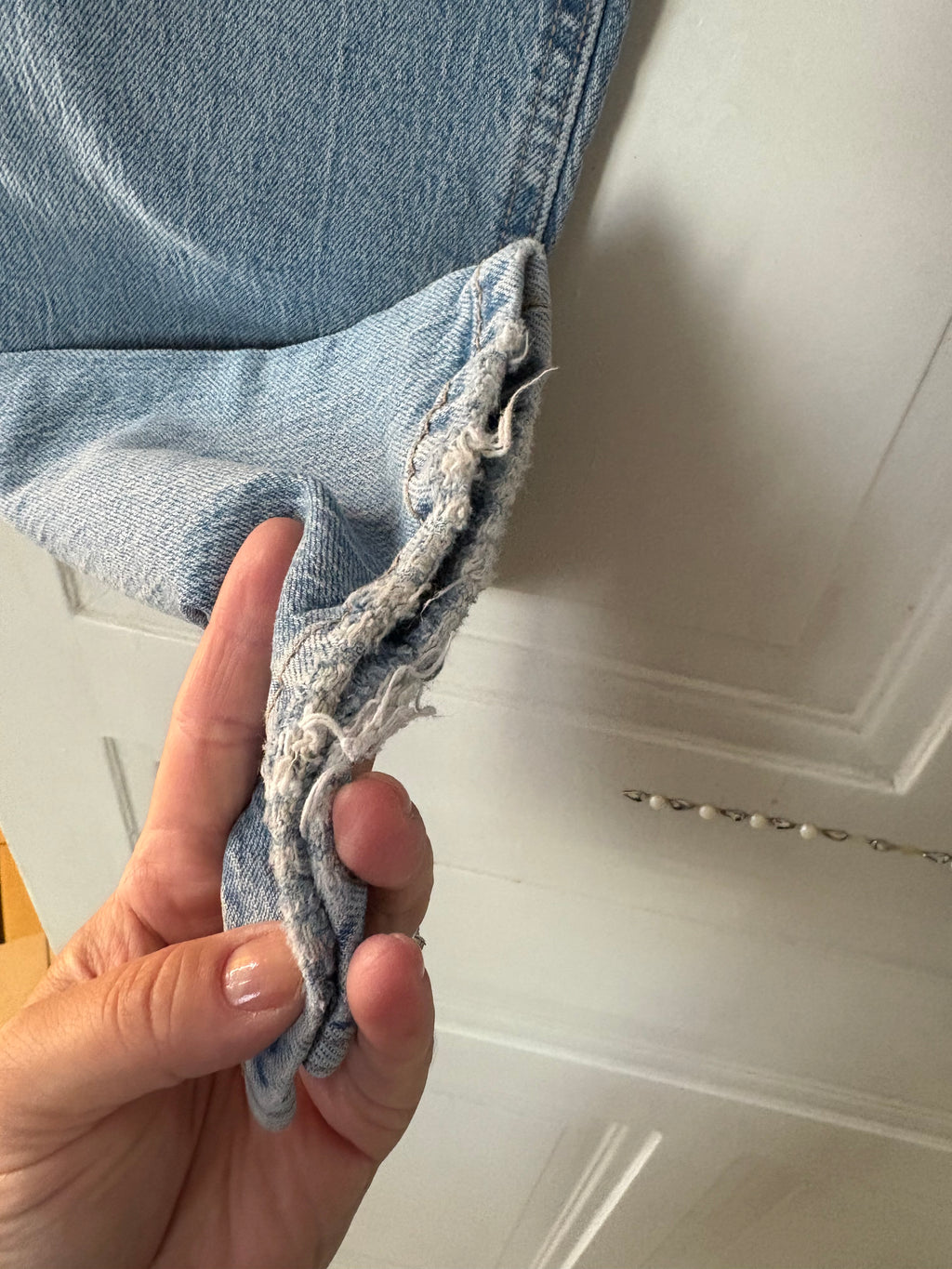 Jeans Zara taille 40 fendu sur le bas