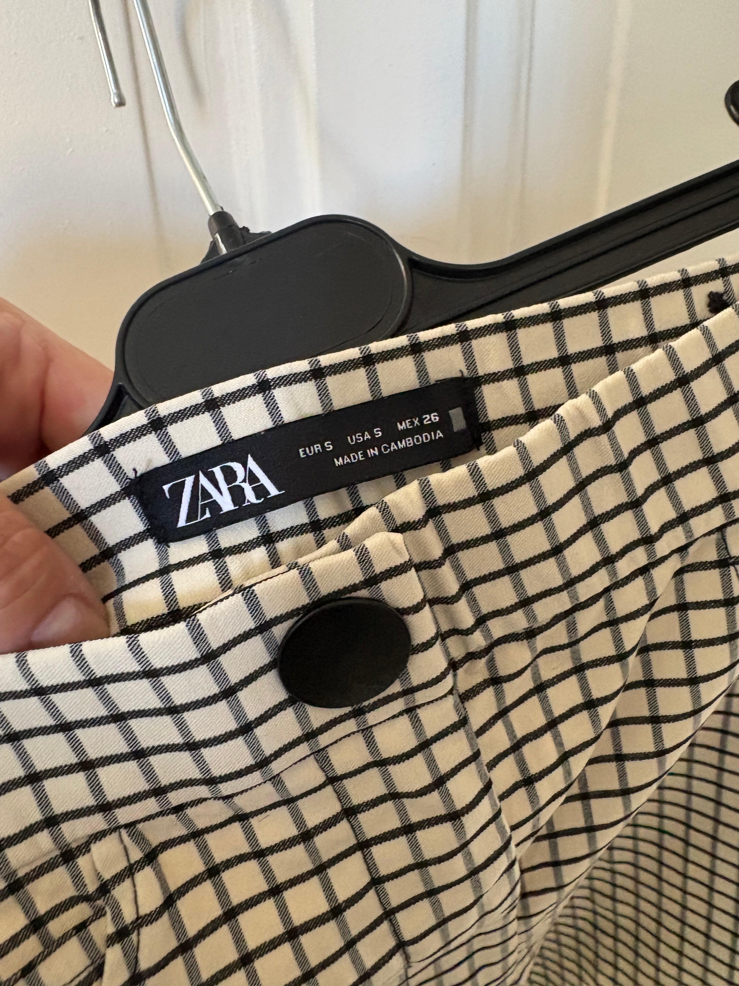 Pantalon Zara taille S stretch taille haute