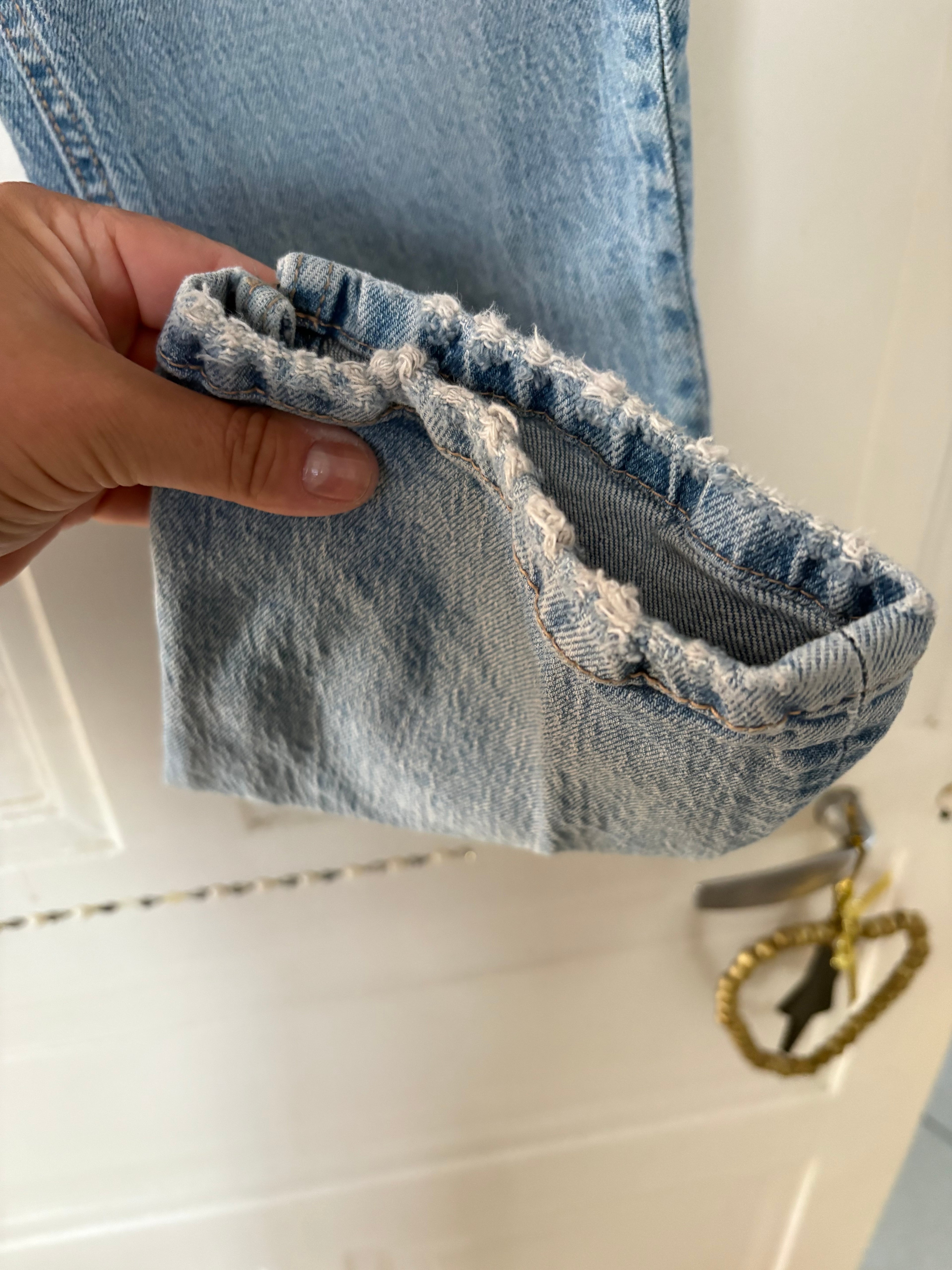 Jeans Zara taille 40 fendu sur le bas