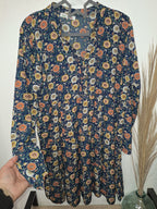 Robe motif automne taille XL Made in Italy