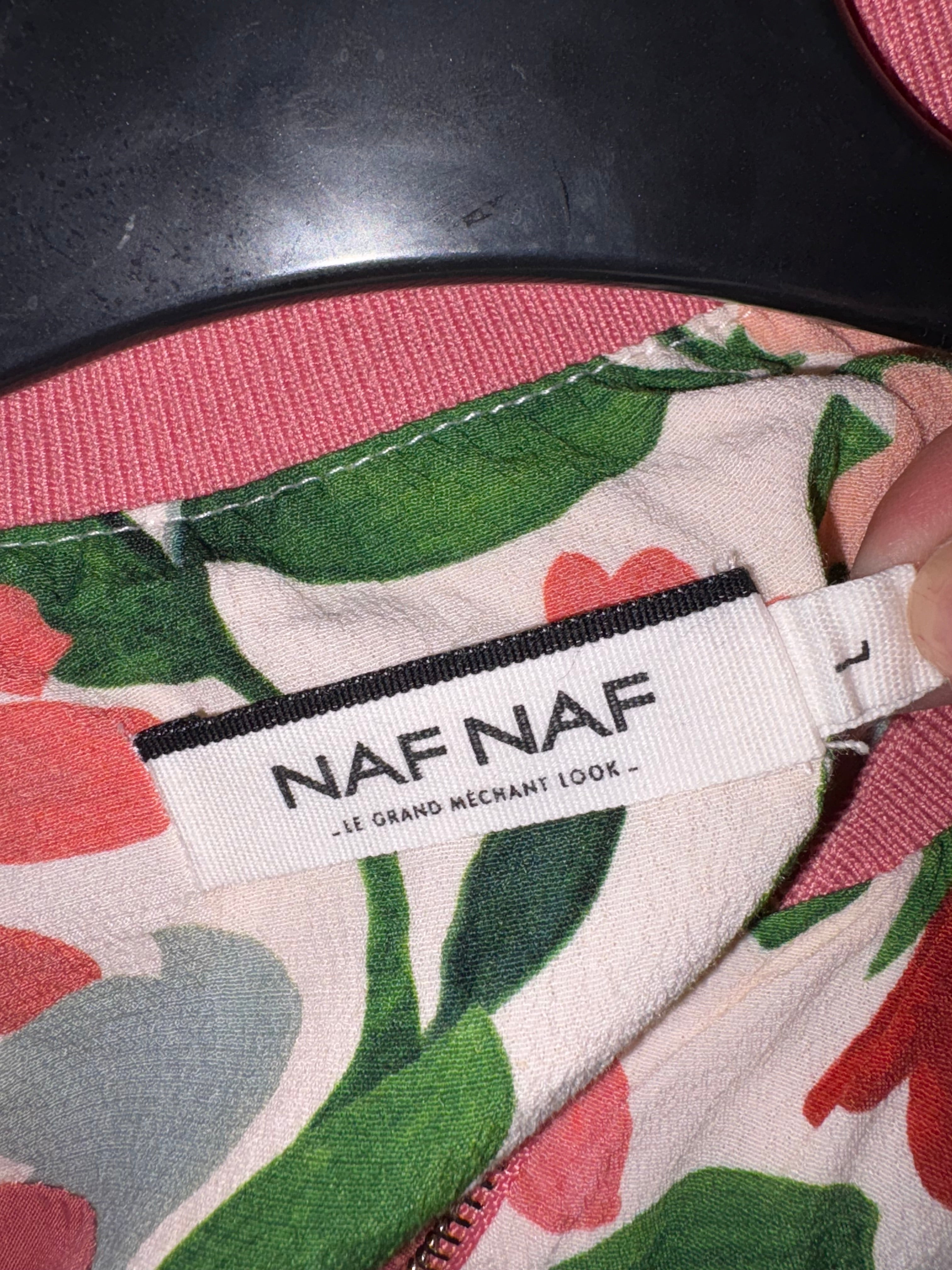 Veste bombers fleurie Naf Naf taille L