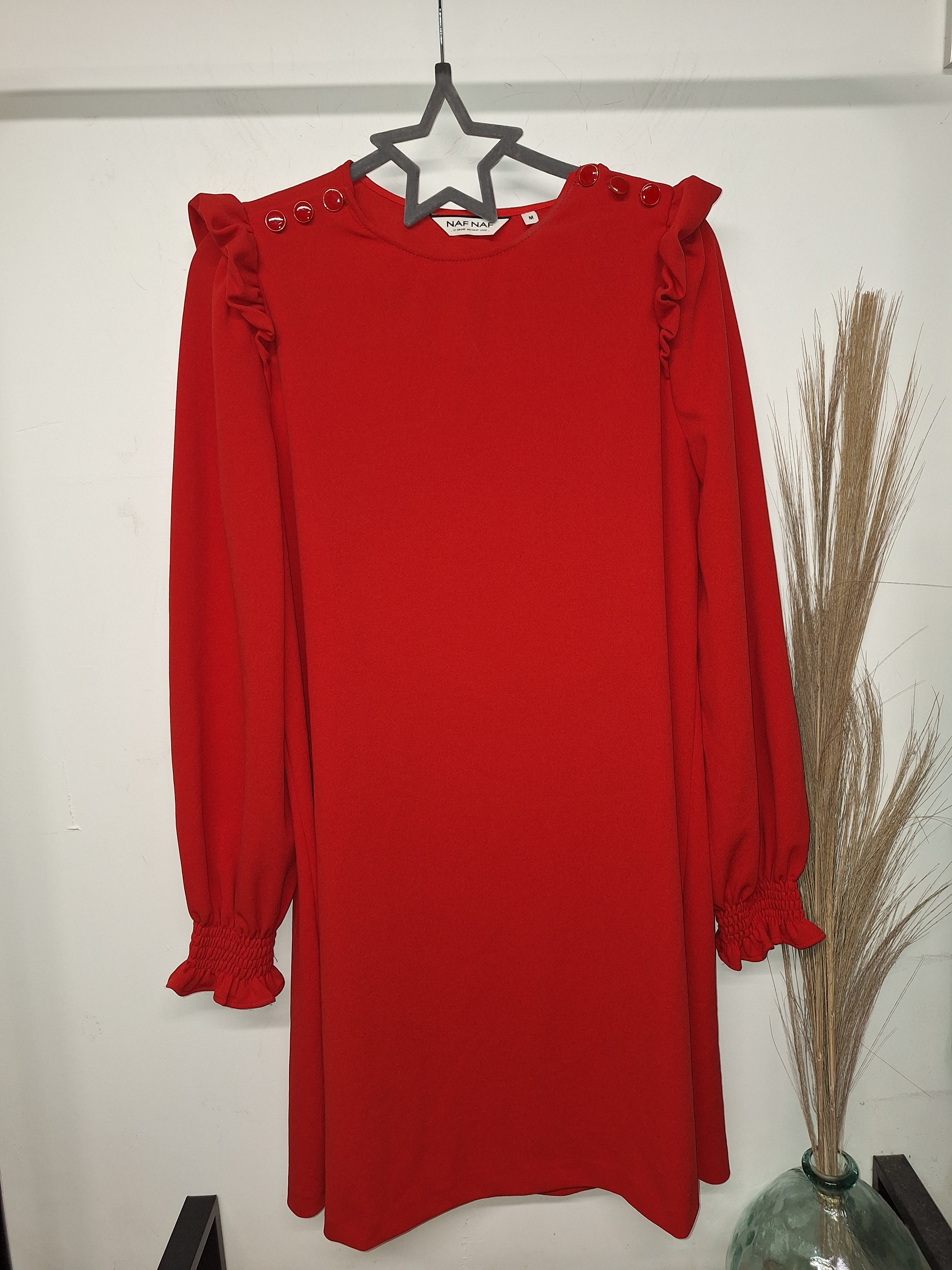 Robe rouge Naf Naf taille M