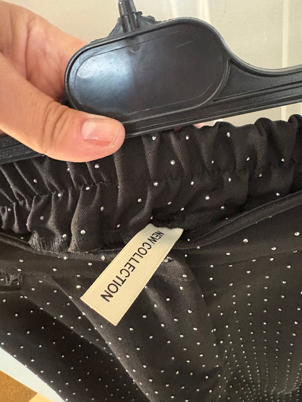 Pantalon noir paillettes argenté New collection taille M