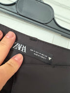 Pantalon satin jambes larges Zara taille M