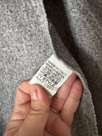 Manteau gris taille unique avec ceinture New Collection