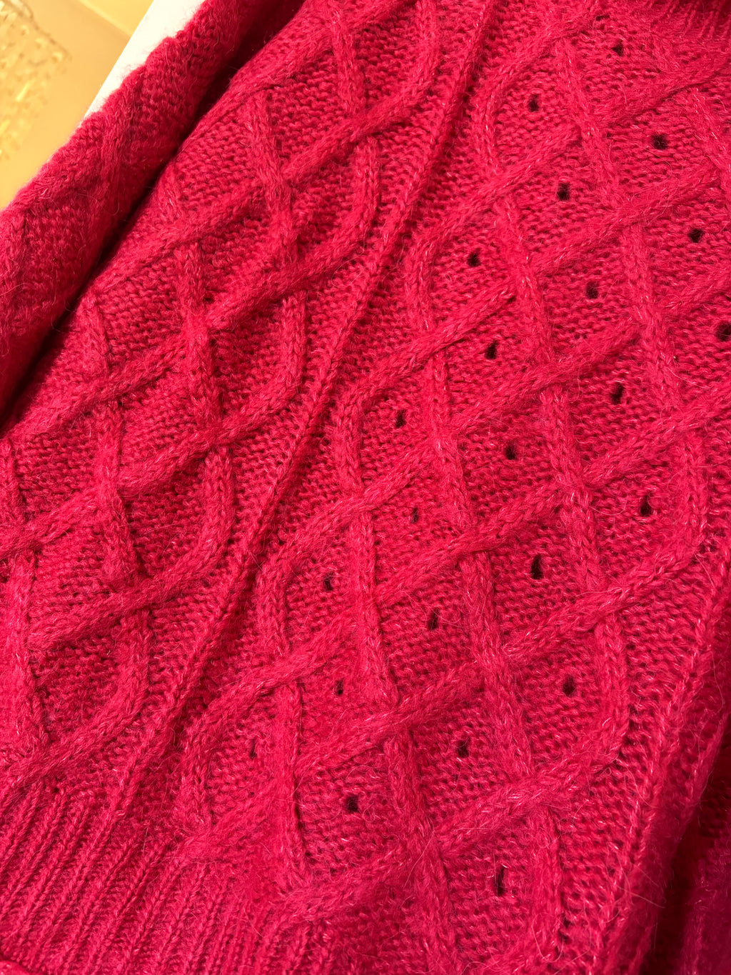 Pull hiver Promod couleur framboise taille 44