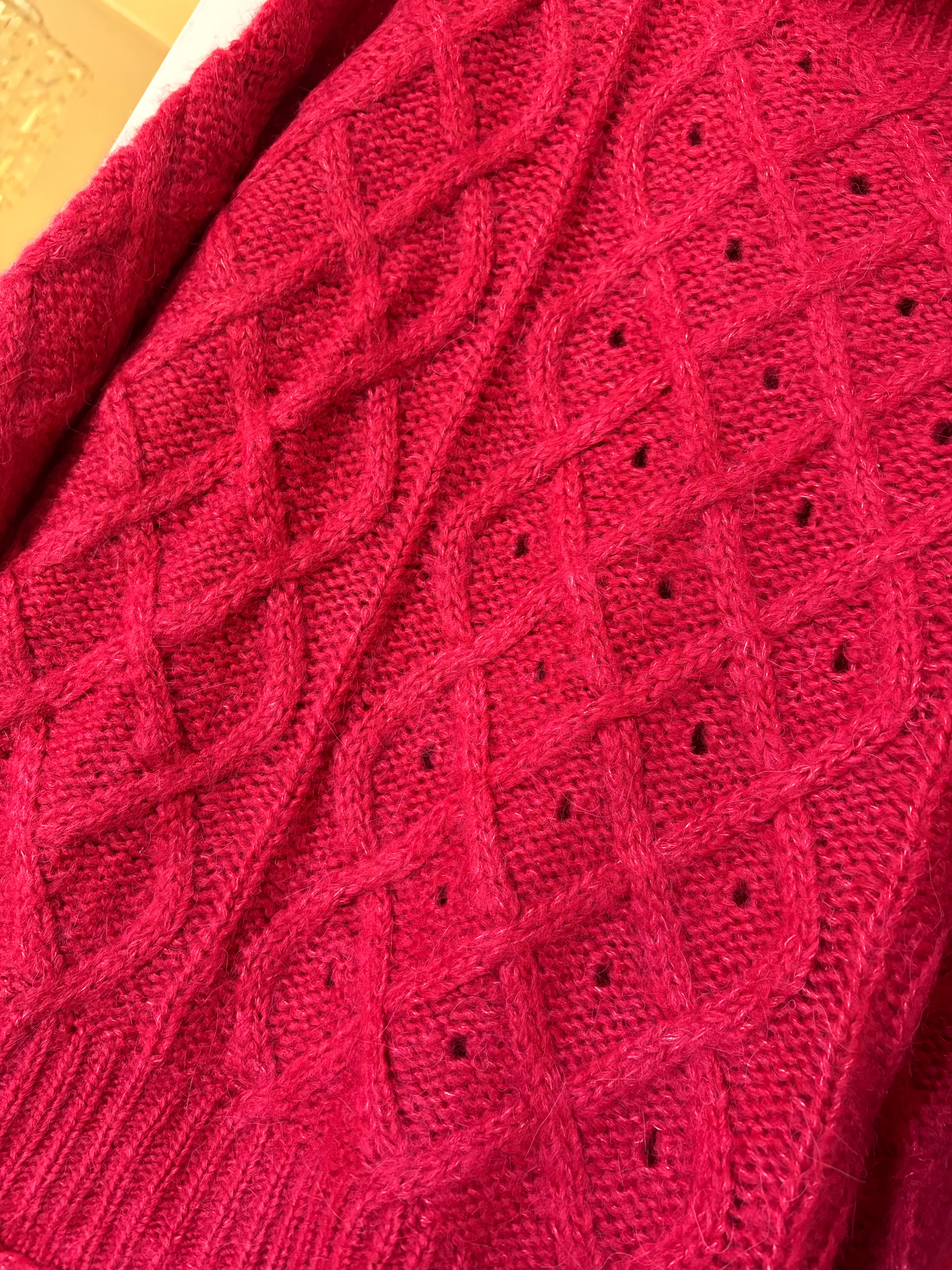 Pull hiver Promod couleur framboise taille 44