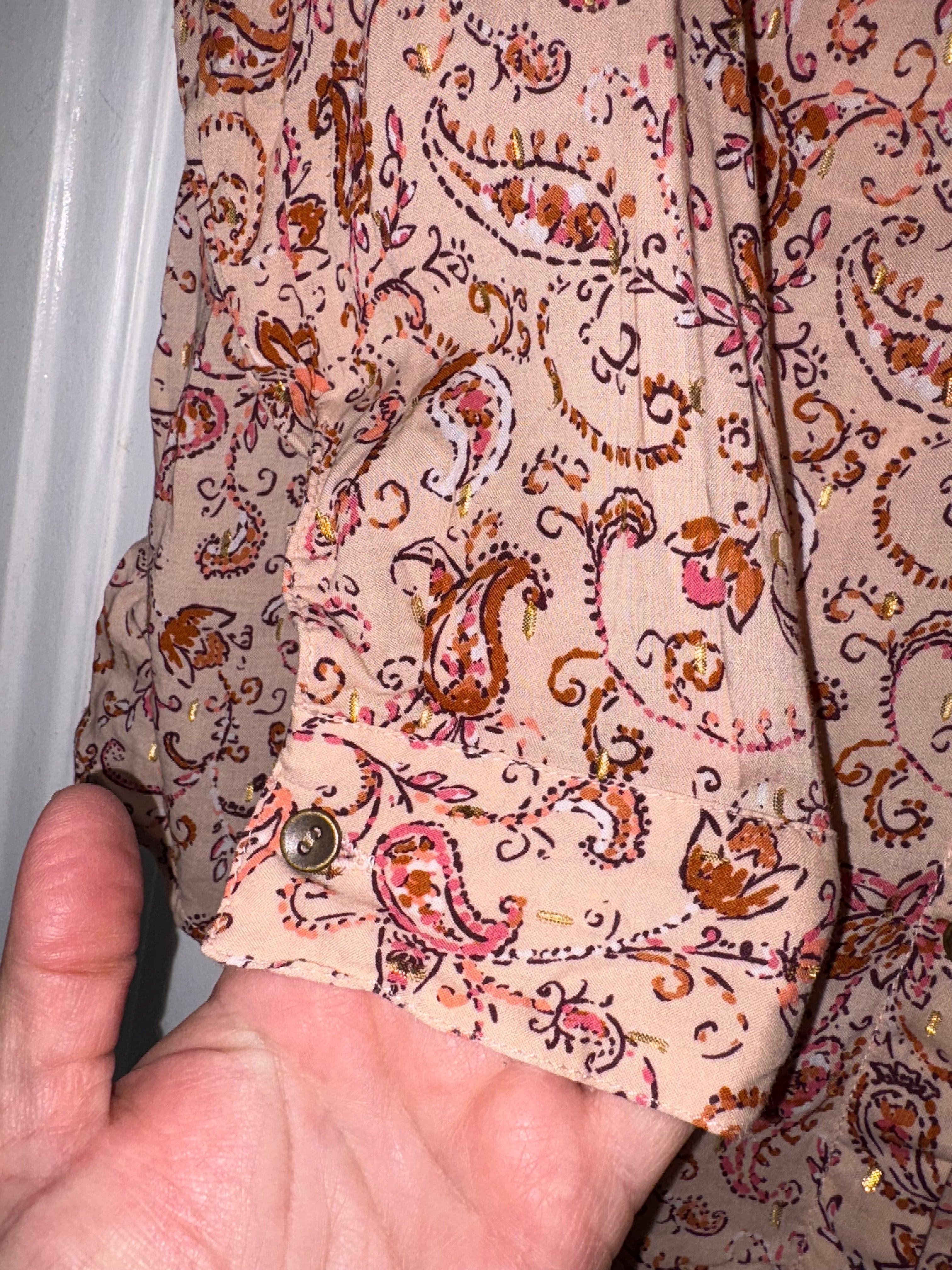 Blouse chemise motif Camaïeu taille M