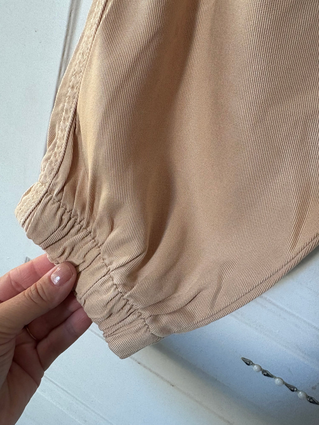 Pantalon neuf beige Jogpant Camaïeu taille 38