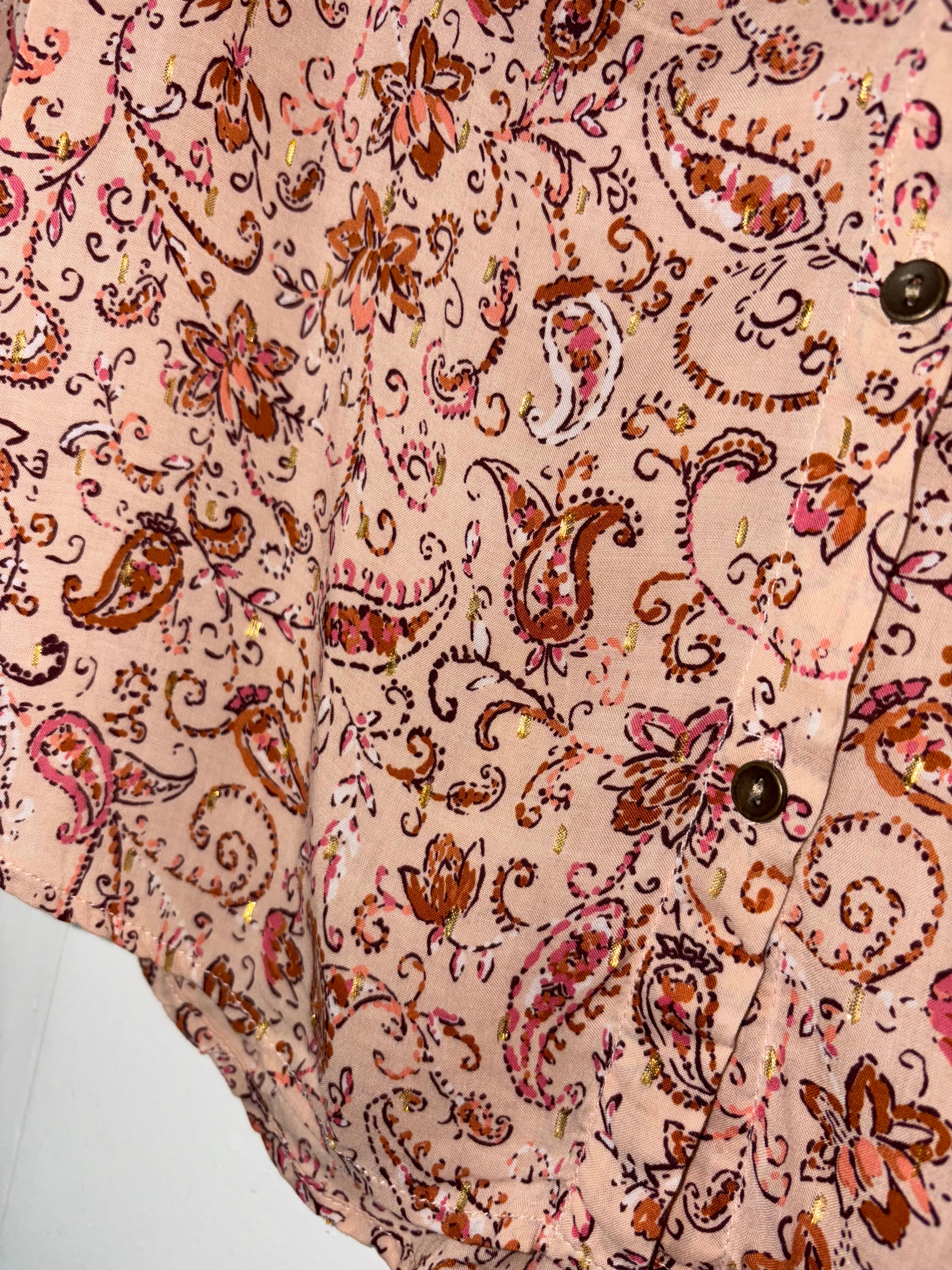 Blouse chemise motif Camaïeu taille M