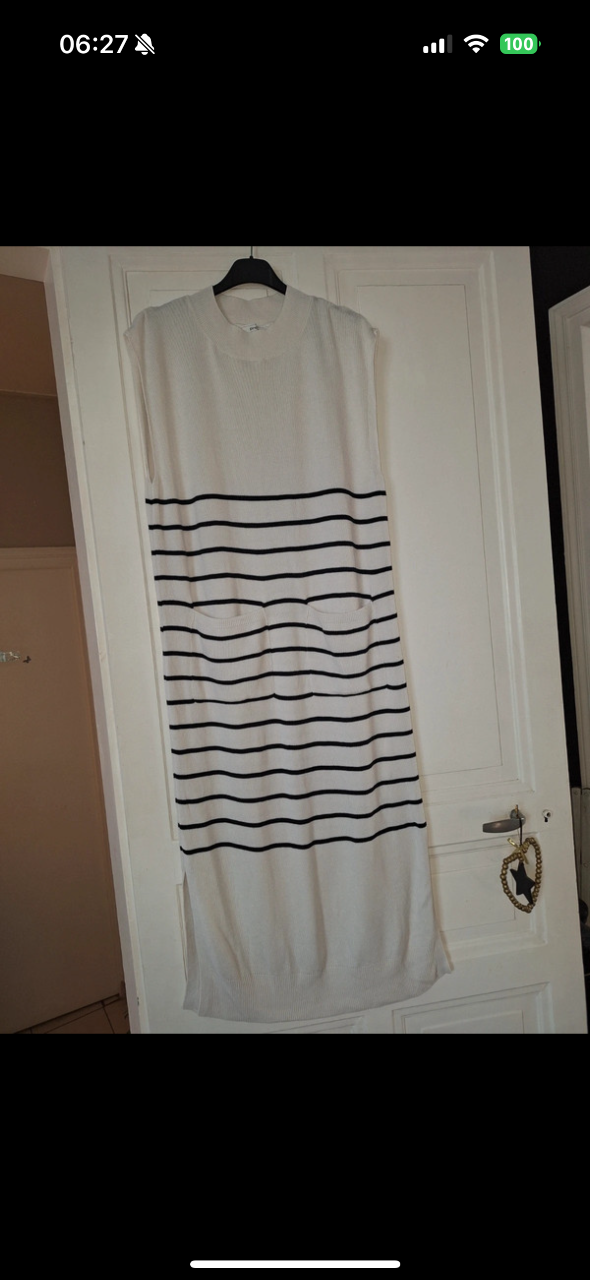 Robe longue en maille Taille XL Promod