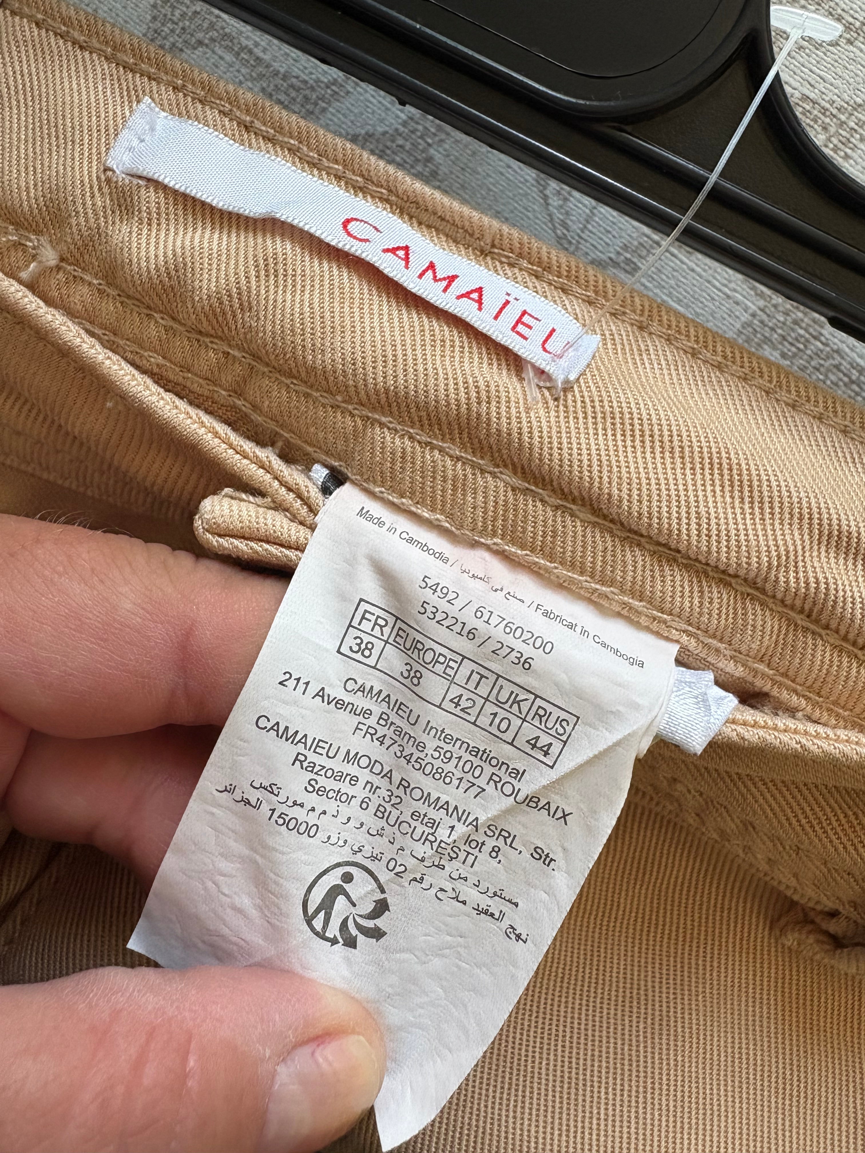 Pantalon neuf beige Jogpant Camaïeu taille 38