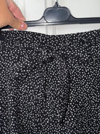 Pantalon jambes ample taille 36 motif cœur Etam