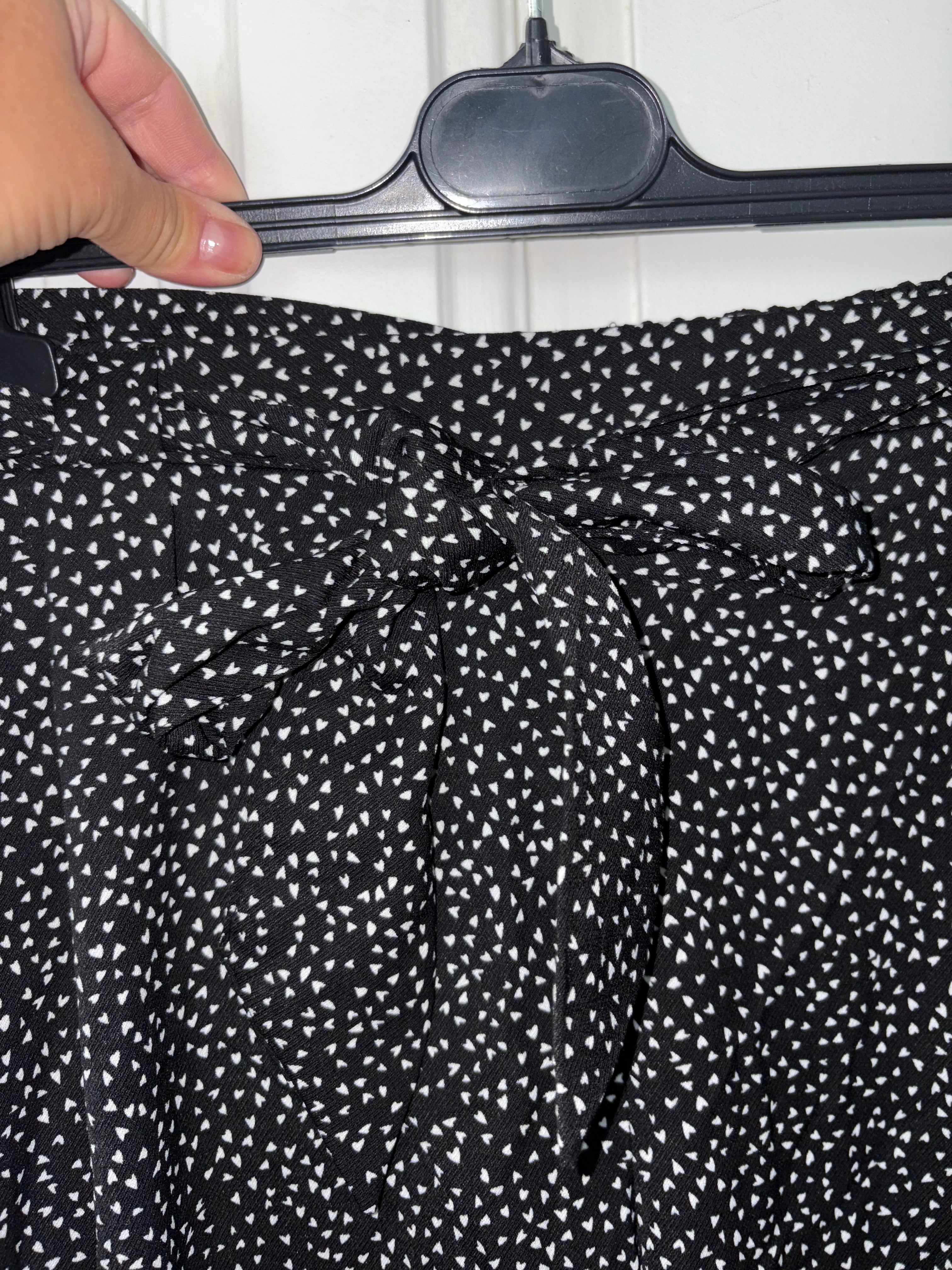 Pantalon jambes ample taille 36 motif cœur Etam