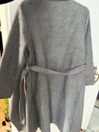 Manteau gris taille unique avec ceinture New Collection