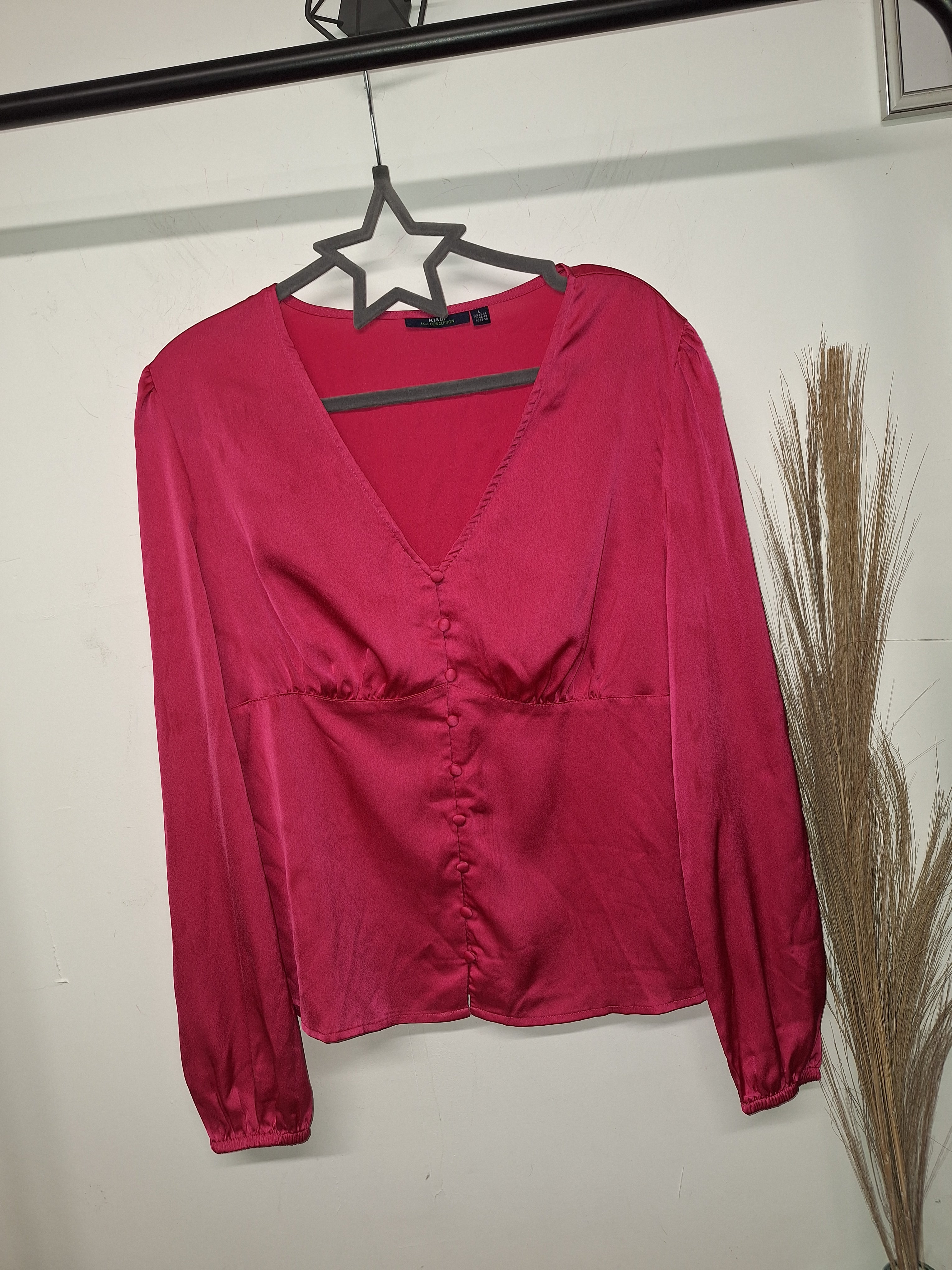 Blouse tissu satin kiabi taille L