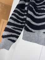 Pull super doux Kiabi motif zébre taille S ample